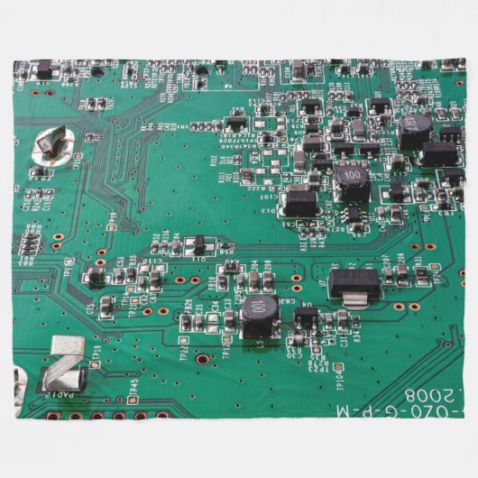 LEITERPLATTE FLEECEDECKE (Vorderseite (Horizontal))