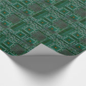 Leiterplatte Geschenkpapier (Ecke)