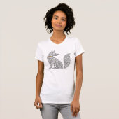 Leiterplatte-Hundeillustration T-Shirt (Vorne ganz)