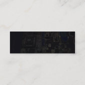 Leiterplatte Visitenkarte (Rückseite)