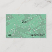 Leiterplatte-Visitenkarte Visitenkarte (Rückseite)