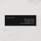 Leiterplatte-Visitenkarteschablone Mini Visitenkarte (Rückseite)