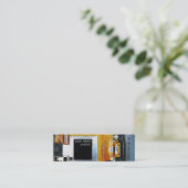 Leiterplatte-Visitenkarteschablone Mini Visitenkarte (Stehend Vorderseite)