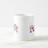 Leiterplatte - Weiß Kaffeetasse (Mittel)