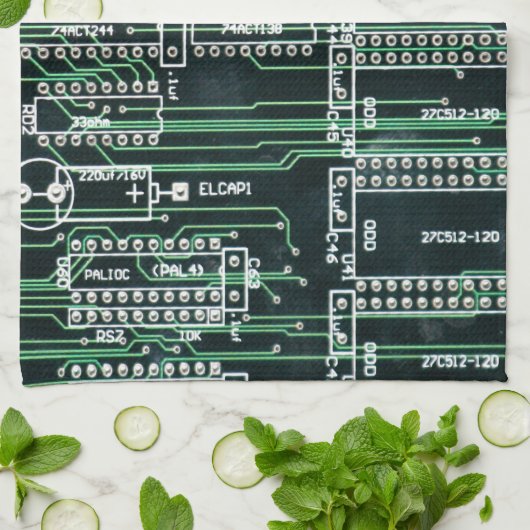Leiterplatteentwurf Geschirrtuch (Gefaltet)