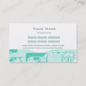 Leiterplattegeschäft der elektronischen visitenkarte (Rückseite)