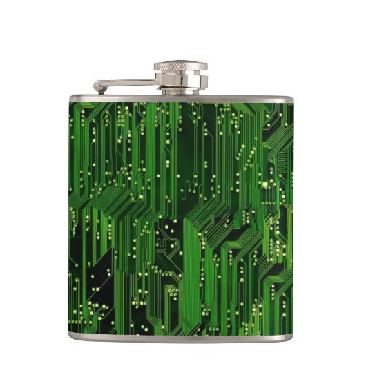 Leiterplattehintergrund Flachmann (Vorderseite)