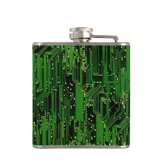 Leiterplattehintergrund Flachmann (Rückseite)