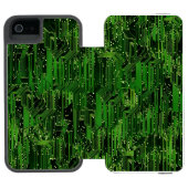 Leiterplattehintergrund Incipio iPhone Geldbeutel-Hülle (Folio Geöffnet)