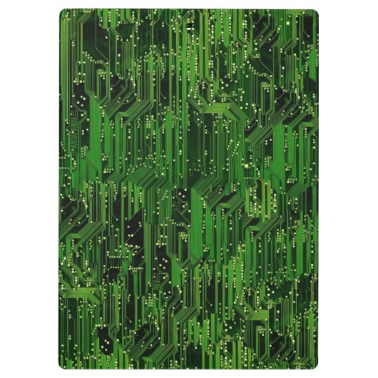 Leiterplattehintergrund Klemmbrett (Rückseite)