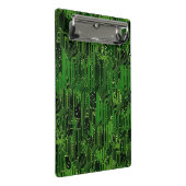 Leiterplattehintergrund Mini Klemmbrett (Schrägansicht)