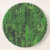 Leiterplattehintergrund Sandstein Untersetzer (Vorne)