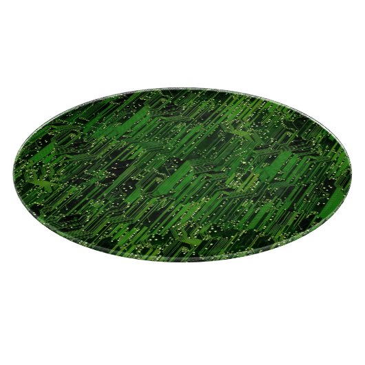 Leiterplattehintergrund Schneidebrett (Ecke)