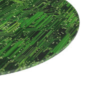 Leiterplattehintergrund Schneidebrett (Ecke)