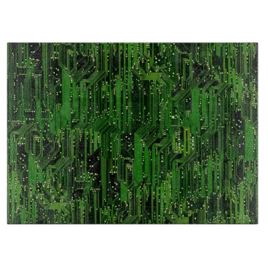 Leiterplattehintergrund Schneidebrett (Vorderseite)