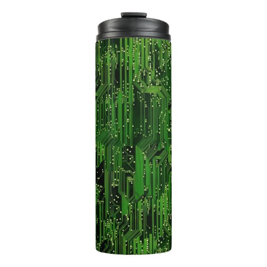 Leiterplattehintergrund Thermosbecher (Vorderseite)
