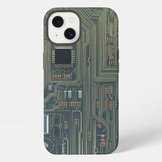 Leiterplatten-Handyhülle iPhone Hülle (Rückseite)