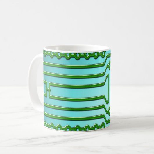 Leiterplatten Kaffeetasse (Vorderseite Links)