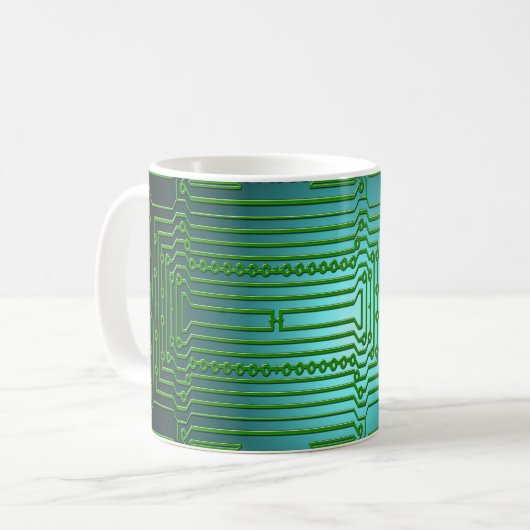 Leiterplatten Kaffeetasse (Vorderseite Links)