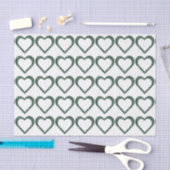Leiterplatten Muster Herzzwirnpapier Seidenpapier (Handwerk)