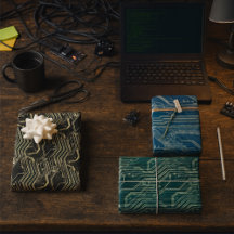 Leiterplatten-Muster Quirky Abstrakt Electronic Ge