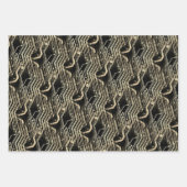 Leiterplatten-Muster Quirky Abstrakt Electronic Ge Geschenkpapier Set (Vorderseite)