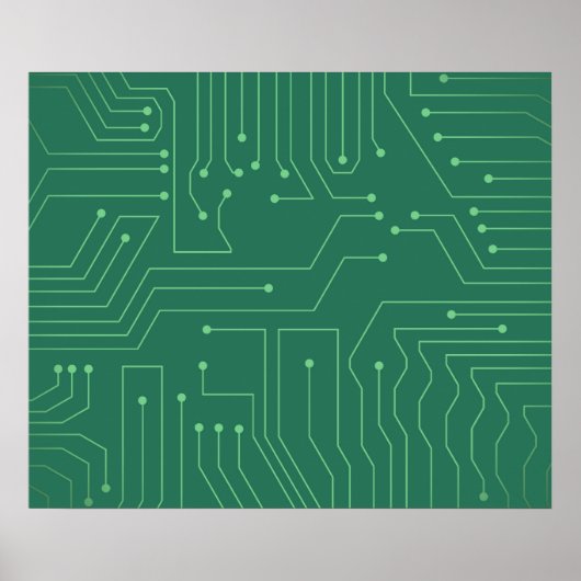 Leiterplatten-Poster Poster (Vorne)