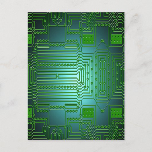 Leiterplatten Postkarte (Vorderseite)