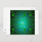 Leiterplatten Postkarte (Vorne/Hinten)