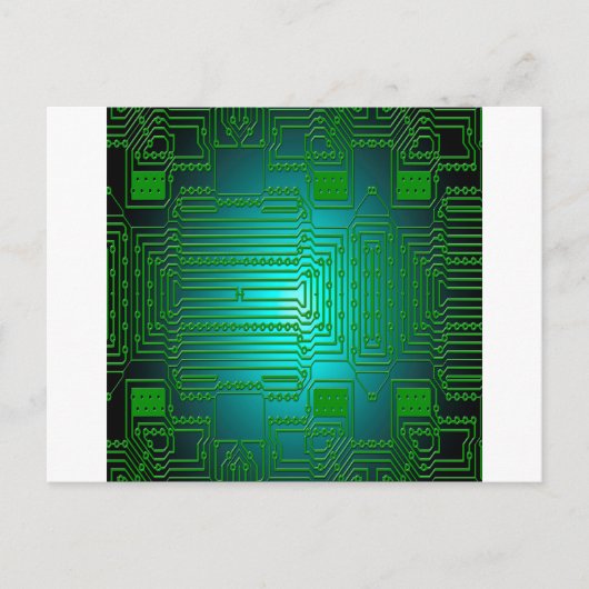 Leiterplatten Postkarte (Vorderseite)