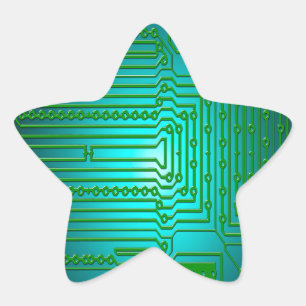 Leiterplatten Stern-Aufkleber