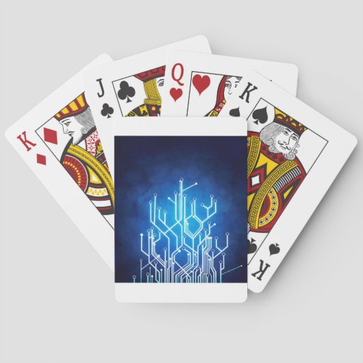 Leiterplatten-Technologie Spielkarten (Rückseite)