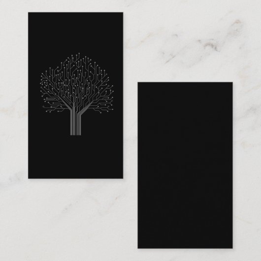 Leiterplattenbaum Visitenkarte (Vorne/Hinten)