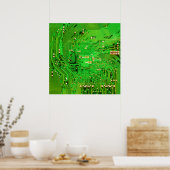 Leiterplattenentwurf Poster (Küche)