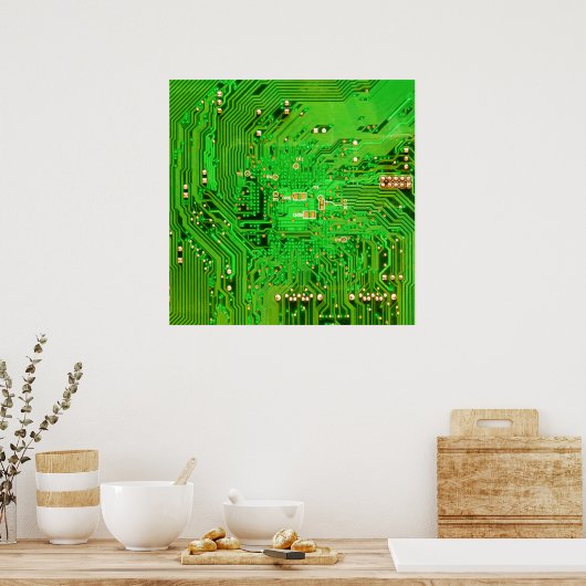 Leiterplattenentwurf Poster (Küche)