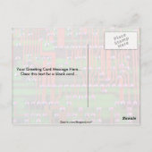 Leiterplattenentwurf Postkarte (Rückseite)