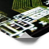 Leiterplattenfoto Poster (Ecke)