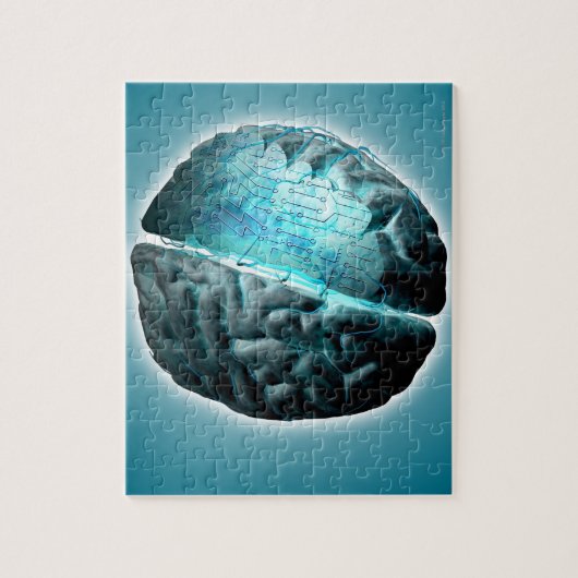 Leiterplattengehirn 2 puzzle (Vertikal)
