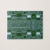 Leiterplattenhintergrund Puzzle (Horizontal)
