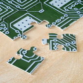 Leiterplattenhintergrund Puzzle (Seite)