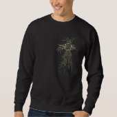 Leiterplattenlayout CPU Herz Computer Admin Sweatshirt (Vorderseite)