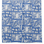 Leiterplattenmuster Duschvorhang (Vorderseite)