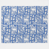 Leiterplattenmuster Fleecedecke (Vorderseite (Horizontal))