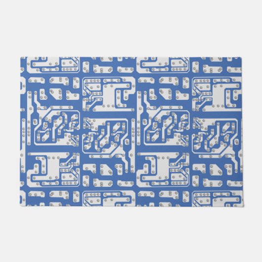 Leiterplattenmuster Fußmatte (Vorderseite)