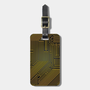 Leiterplattenmuster Gepäckanhänger