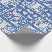 Leiterplattenmuster Geschenkpapier (Ecke)