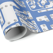 Leiterplattenmuster Geschenkpapier (Rolleneckpunkt)