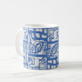 Leiterplattenmuster Kaffeetasse (Vorderseite Links)