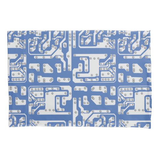 Leiterplattenmuster Kissenbezug (Vorderseite)