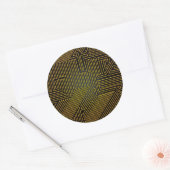 Leiterplattenmuster Runder Aufkleber (Umschlag)